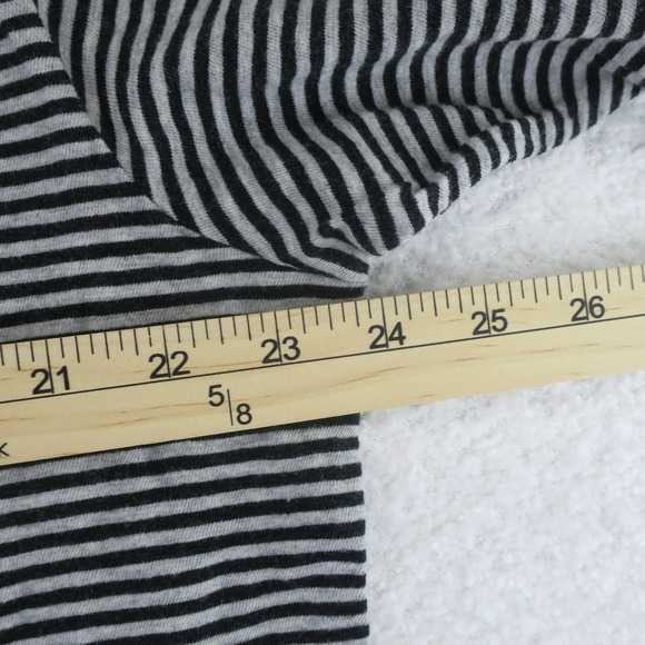 H Goose Polo Shirt Mens Large Black Gray Striped Cotton Trusted Field‎ Companion - Picture 10 of 11